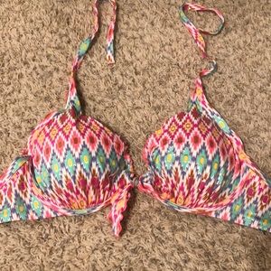 Size 36DD Aztec print Victoria’s Secret bikini top